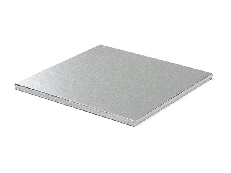 Decora Tortenplatte 35 x 35 cm, Silber