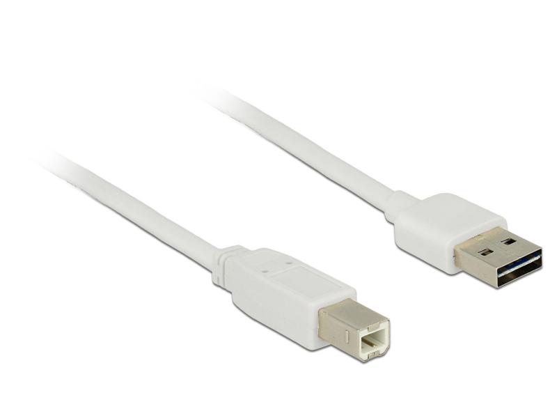 Delock USB 2.0-Kabel EASY-USB USB A - USB B 5 m