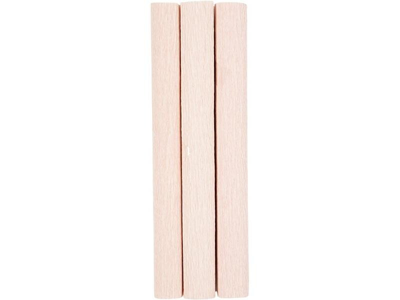 Creativ Company Krepppapier 25 x 60 cm, 3 Rollen, Rosa mattiert