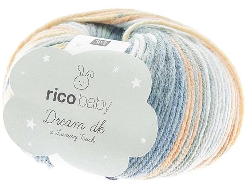 Rico Design Wolle Baby Dream dk 50 g, Gelb; Petrol