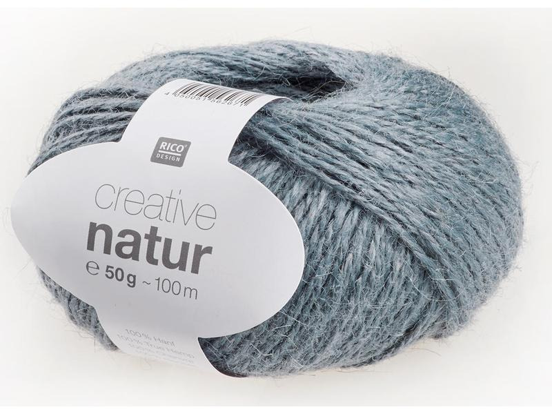 Rico Design Wolle Creative Natur 50 g, Blaugrau
