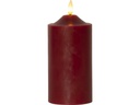 Star Trading LED-Kerze Pillar Flamme, 17 cm, Rot