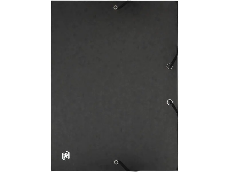 Oxford Gummibandmappe A4, Schwarz