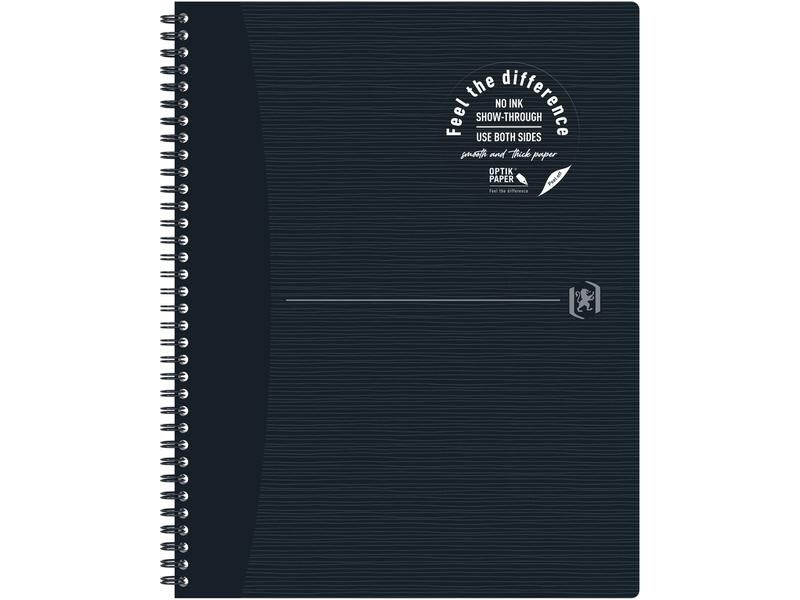 Oxford Notizbuch A4+, liniert, Schwarz