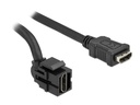 Delock Keystone-Modul HDMI Buchse – HDMI Buchse Schwarz