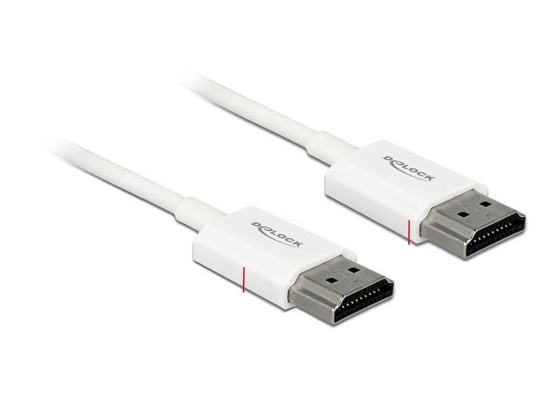 Delock Kabel 4K 60Hz HDMI - HDMI, 4.5 m, Weiss