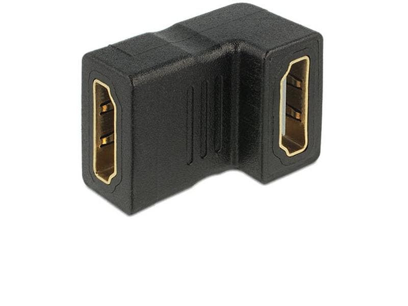 Delock Adapter 90° unten gewinkelt HDMI - HDMI
