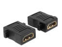 Delock Adapter HDMI - HDMI, mit Schraubanschluss, 1 Stück