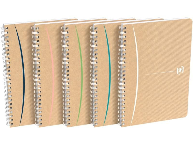 Oxford Notizheft A5, liniert, assortiert