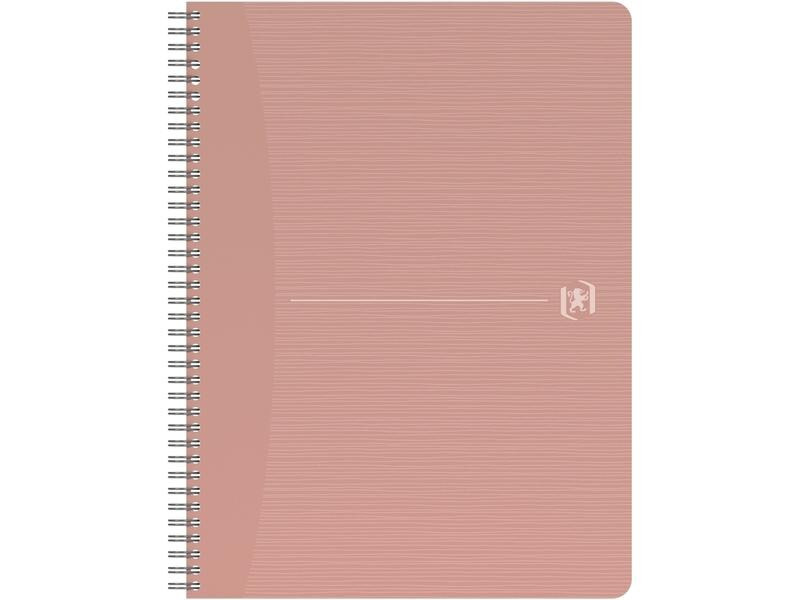 Oxford Notizheft Spiralheft liniert, Rosa