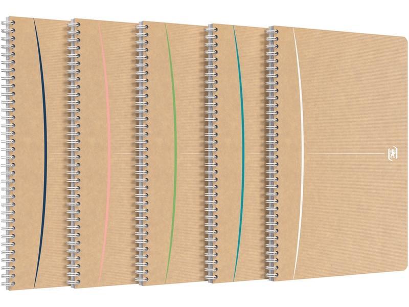 Oxford Notizheft A4, liniert, assortiert