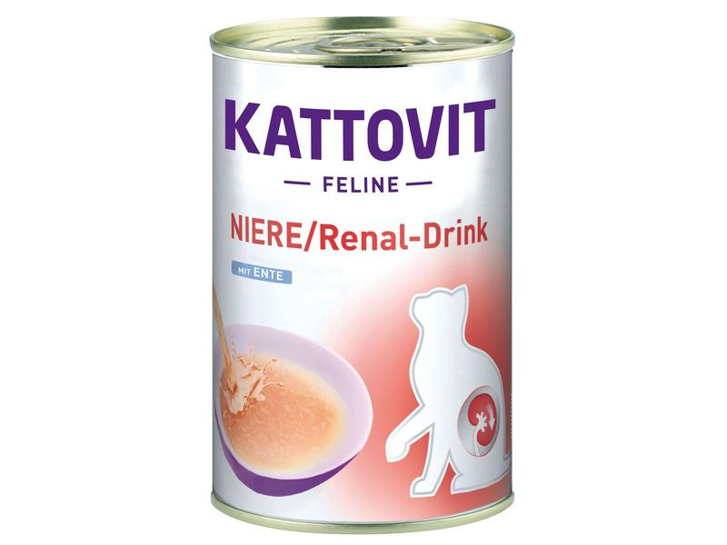 Kattovit Katzen-Snack Niere/Renal Drink, Ente, 135 ml