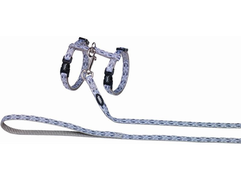 Nobby Katzenhalsband Garnitur Fish, Grau