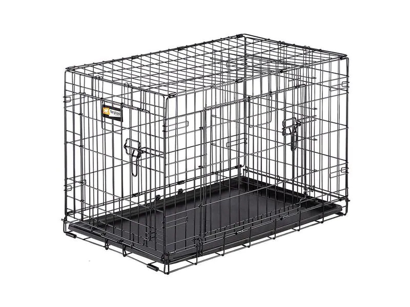 ferplast Transportbox Dog-Inn-75, faltbare Metallbox