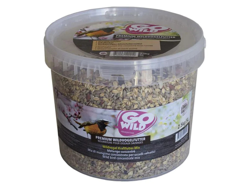 GoWild Wintervogelfutter Kraftfutter-Mix, 2.5 kg