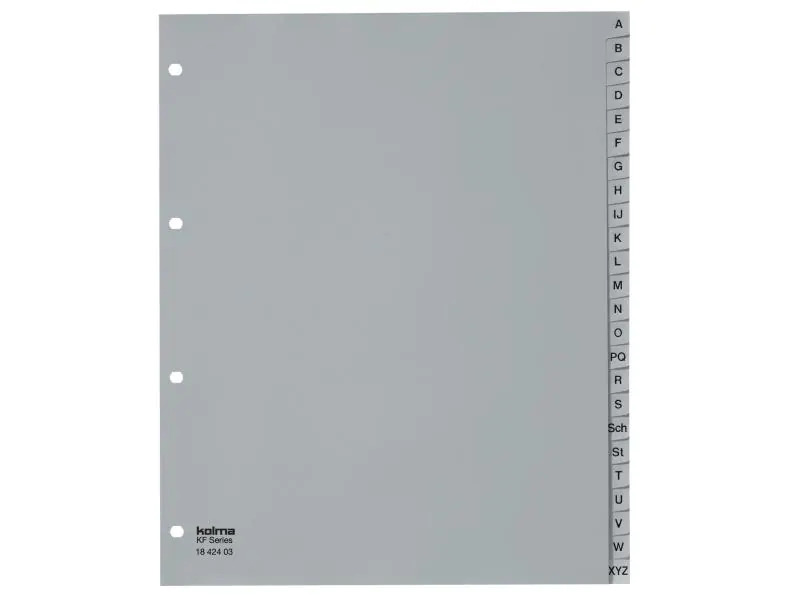 Kolma Register A4 XL KolmaFlex A-Z