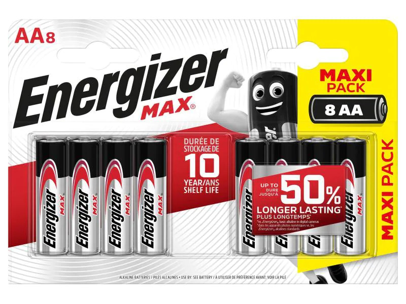 Energizer Batterie MAX AA/LR6  8 Stück