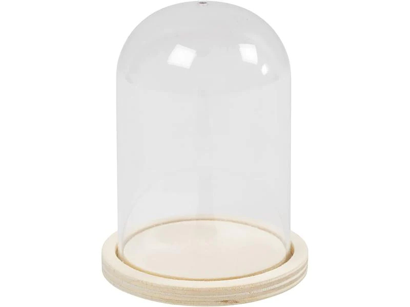 Creativ Company Holzartikel Glocke auf Holzfuss 1 Stück
