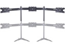 Multibrackets Tischständer EX Kit Triple L bis 24 kg – Schwarz