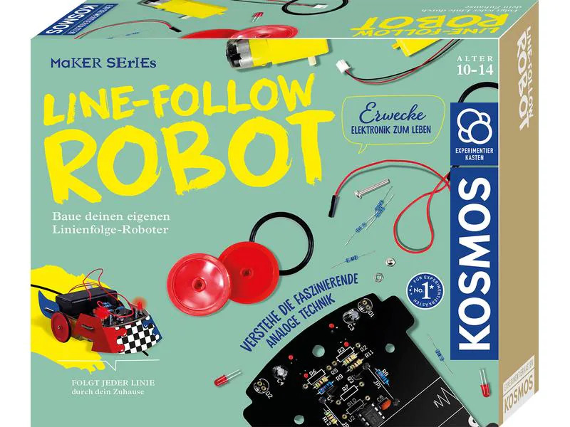 Kosmos Experimentierkasten Line-Follow-Robot