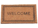 HobbyFun Mini-Utensilien Fussmatte Welcome Braun