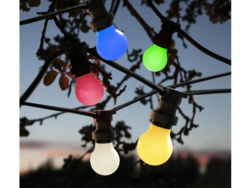 Schönenberger Lichterkette Party-Deco, 1000 cm, Mehrfarbig