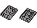 HobbyFun Mini-Utensilien Backform Set Schwarz
