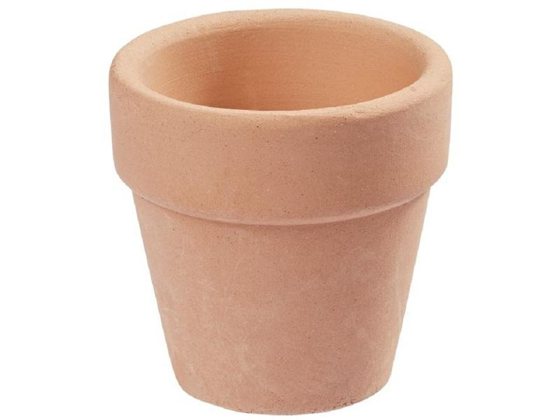 HobbyFun Mini-Utensilien Blumentopf Terrakotta