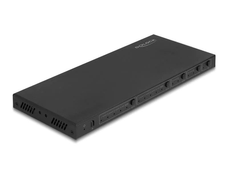 Delock Matrix Switcher HDMI 4K 60Hz mit Audio Extraktor