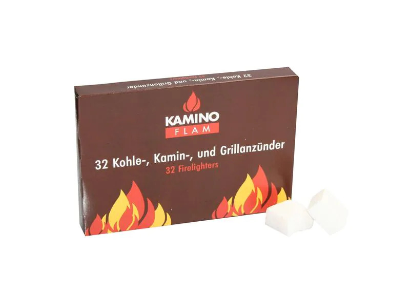 Kamino Grillanzünder Kohleanzünder, 32 Stück