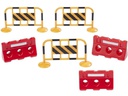 HobbyFun Mini-Utensilien Absperrungsset 6-teilig
