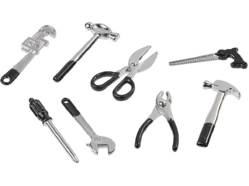 HobbyFun Mini-Utensilien Werkzeugset 8-teilig