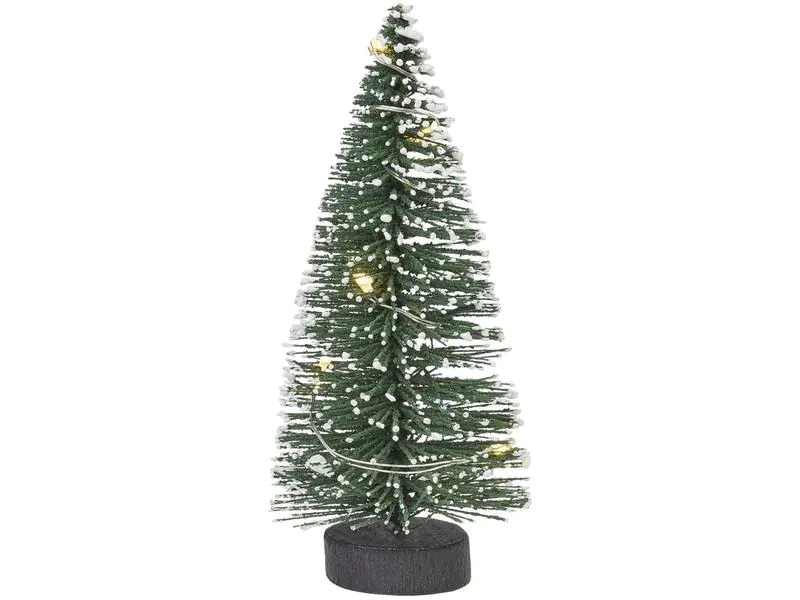 HobbyFun Mini-Utensilien Tanne mit LED, 10 cm