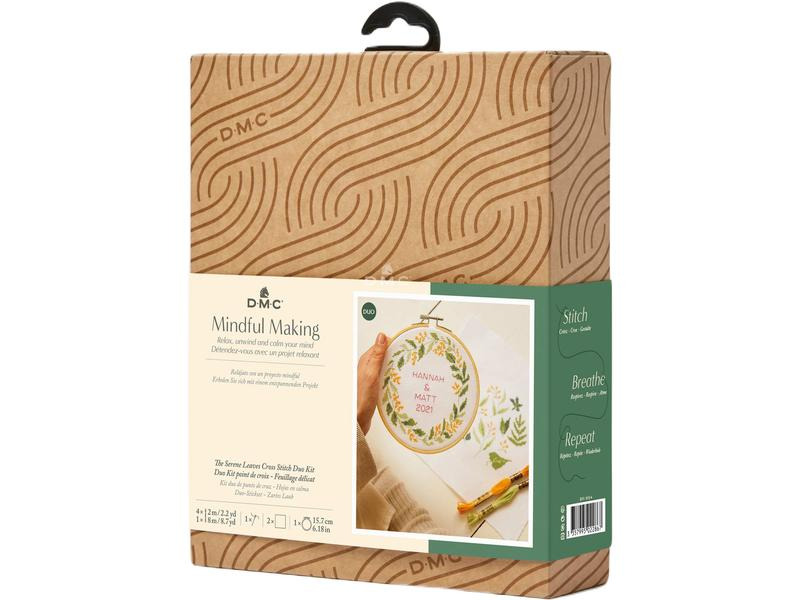DMC Stickset Mindful Making Duo Blumenkranz, Ø 15.7 cm