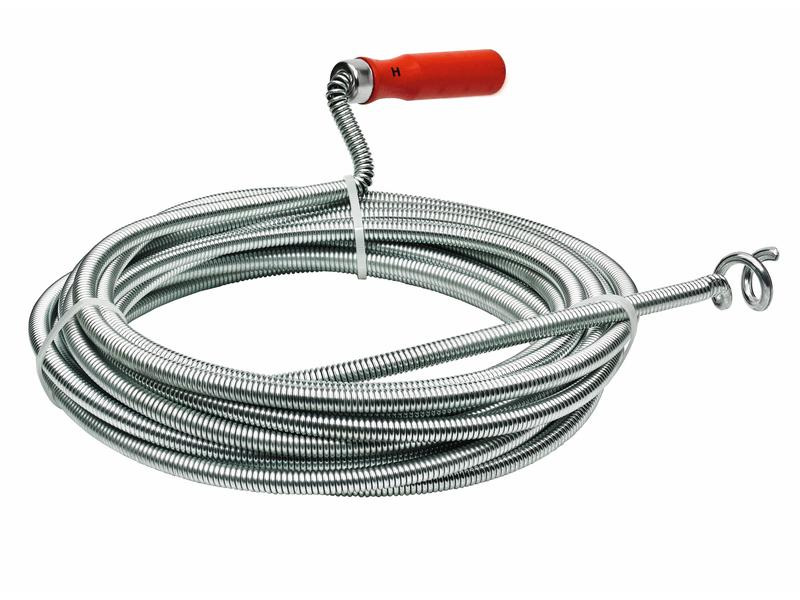 CFH Rohrreinigungsspirale RS 820 7 m mit Rückholbohrer 25 mm