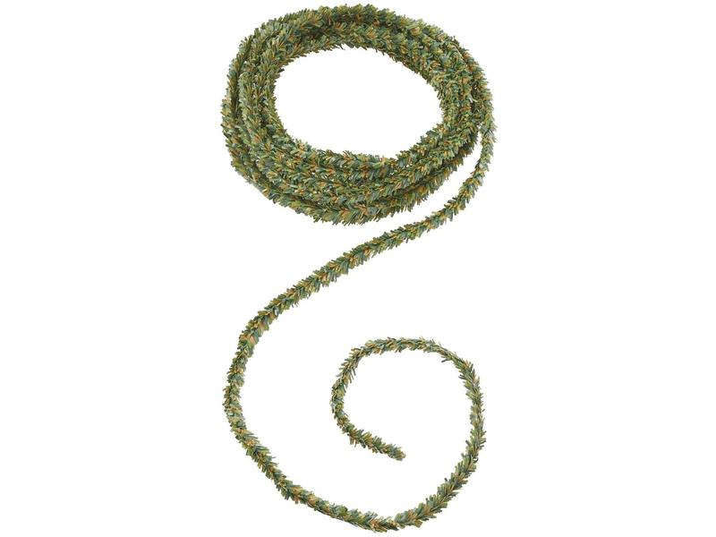 HobbyFun Mini-Utensilien Tannengirlande 3 m, Grün