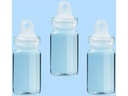 HobbyFun Mini-Utensilien Mini Glas mit Verschluss