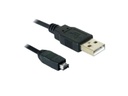 Delock USB 2.0-Kabel 4pin Hirose USB A - Mini-USB B 1.5 m