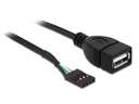 Delock USB 2.0-Kabel Pinheader - USB A 0.4 m