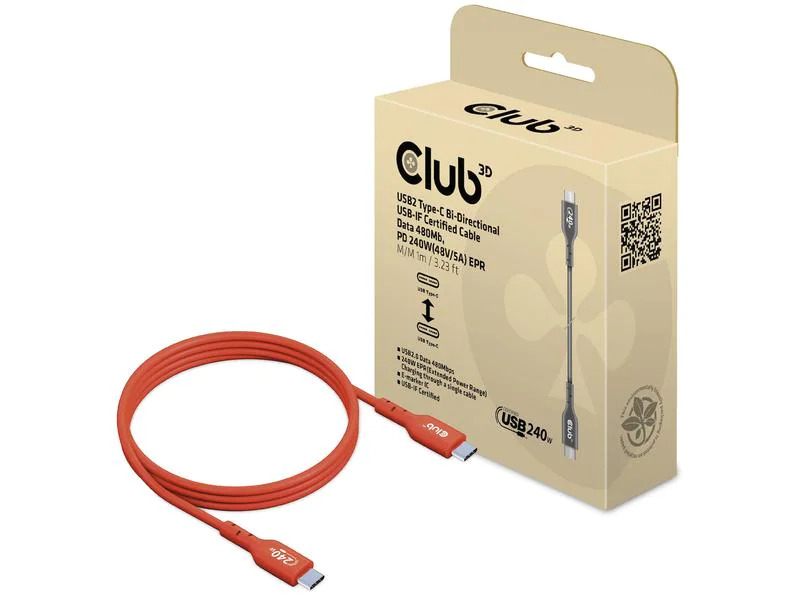 Club 3D CAC-1511 USB C - USB C 1 m