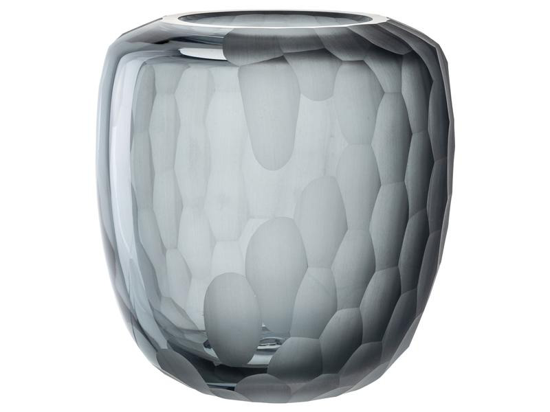 Leonardo Vase Bellagio 19 cm, Anthrazit
