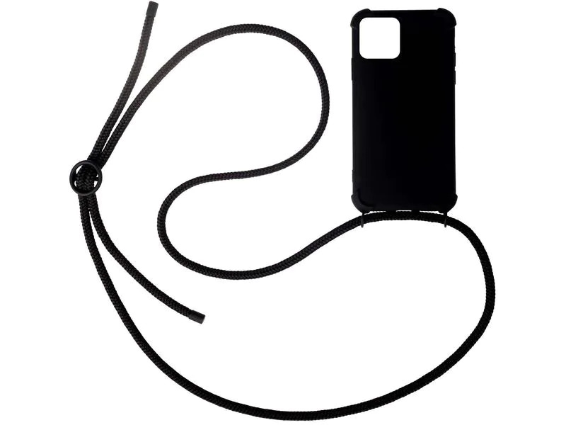 Urbany's Necklace Case iPhone 14 Plus All Black Matt