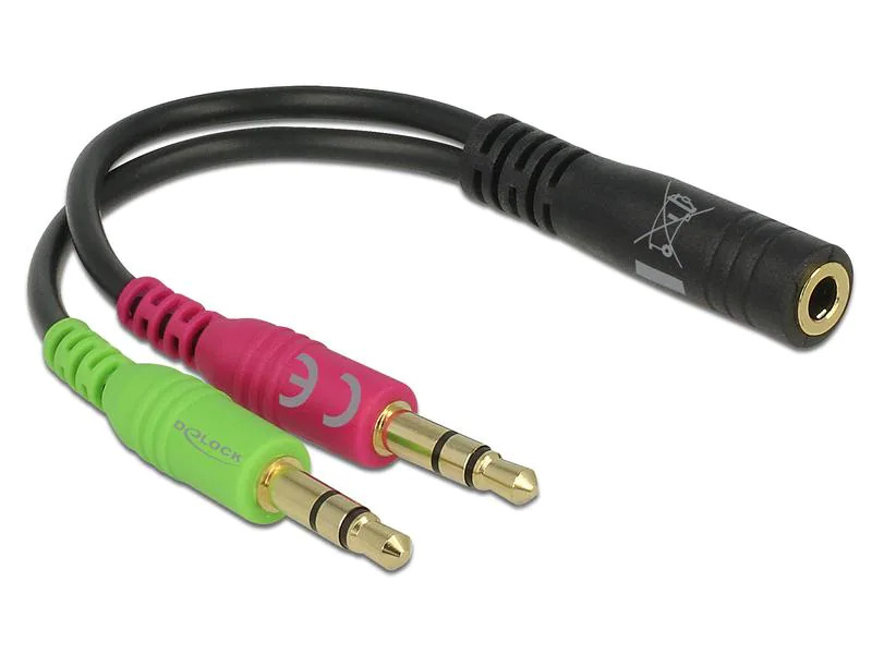 Delock Audio-Adapter Klinke 3.5 mm, female - 3.5 mm Klinke