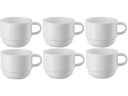 Arthur Krupp Kaffeetasse Neve 220 ml, 6 Stück, Weiss