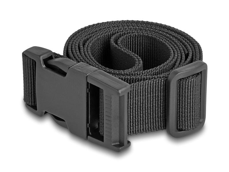 Delock Koffergurt verstellbar, Schwarz, 1.5 m, 2 Stück