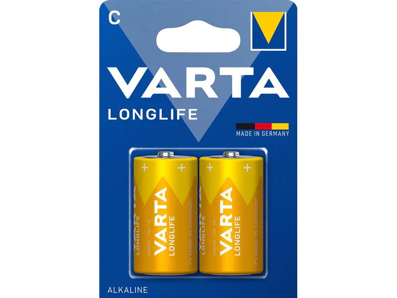 Varta Batterie Longlife C 2 Stück