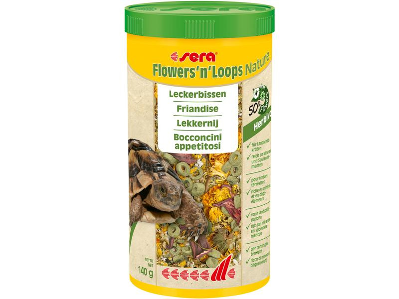 sera Leckerbissen Flowers'n'Loops Nature, 1000 ml, 140g