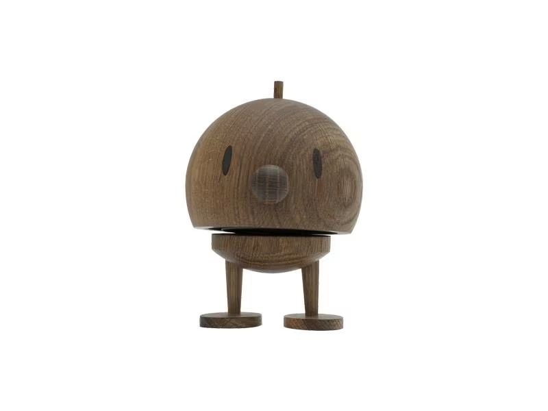 Hoptimist Aufsteller Bumble Smiley Love Oak S 6.6 cm, Nature