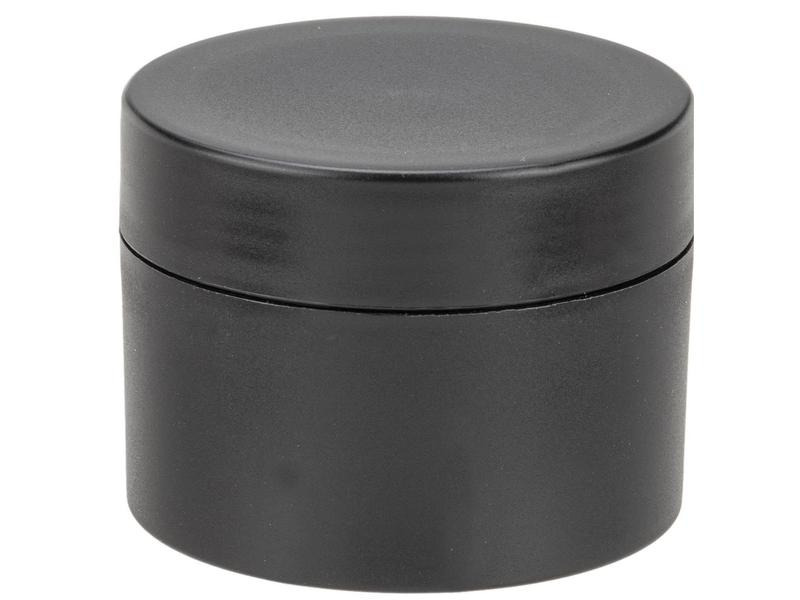 Glorex Kosmetik Dose doppelwandig 50 ml, Schwarz