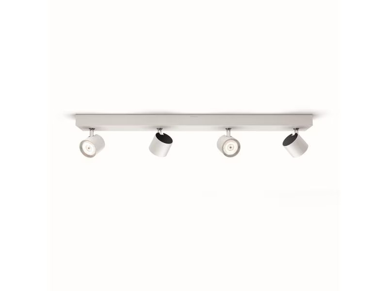 Philips Aufbauspot Star, 4 x 4.5W, 2700K, Weiss